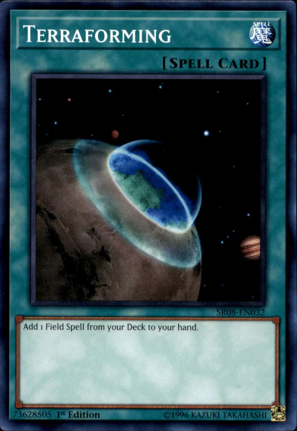 YuGiOh Structure Deck: Order of the Spellcasters Common Terraforming SR08-EN032