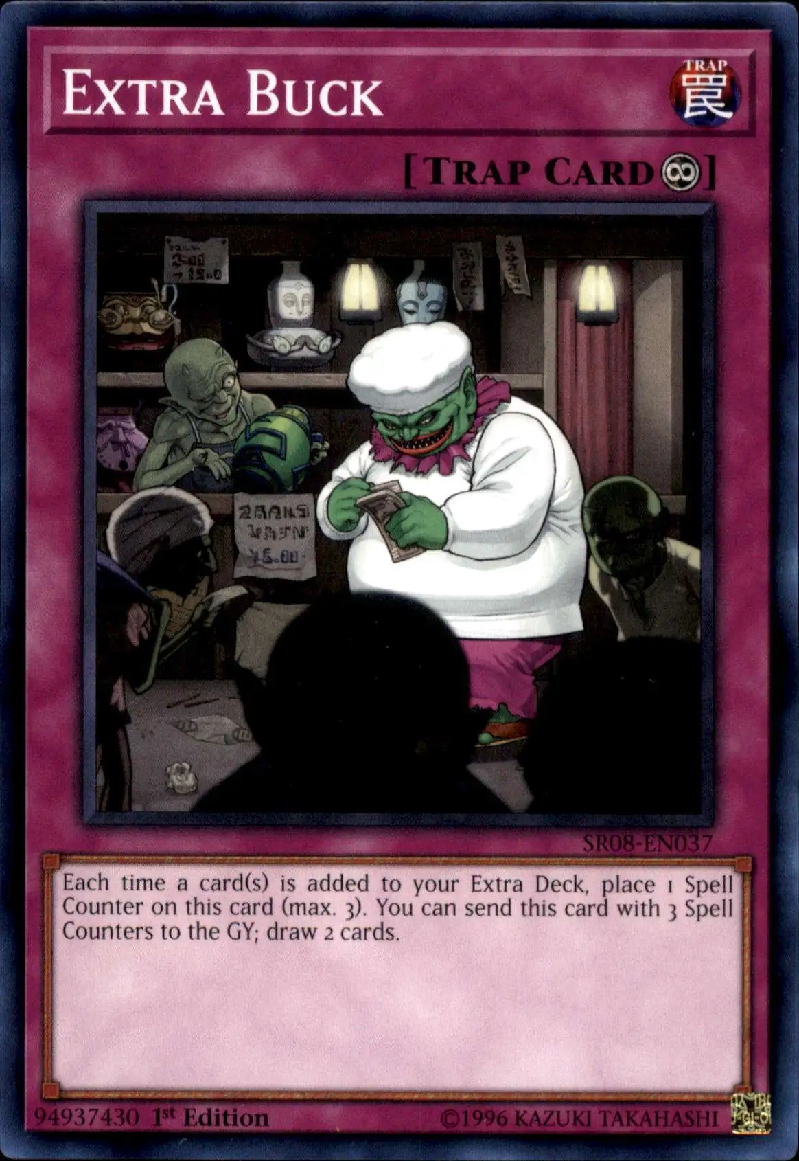 YuGiOh Structure Deck: Order of the Spellcasters Common Extra Buck SR08-EN037