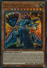 YuGiOh Mechanized Madness Structure Deck Ultra Rare Machina Citadel SR10-EN001