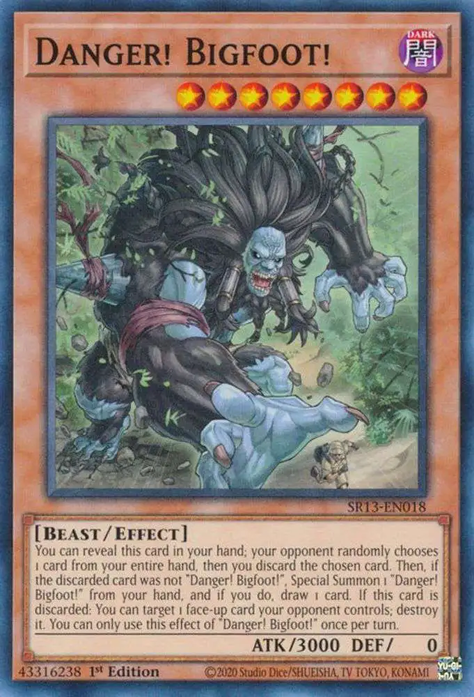 YuGiOh Structure Deck: Dark World Common Danger! Bigfoot! SR13-EN018