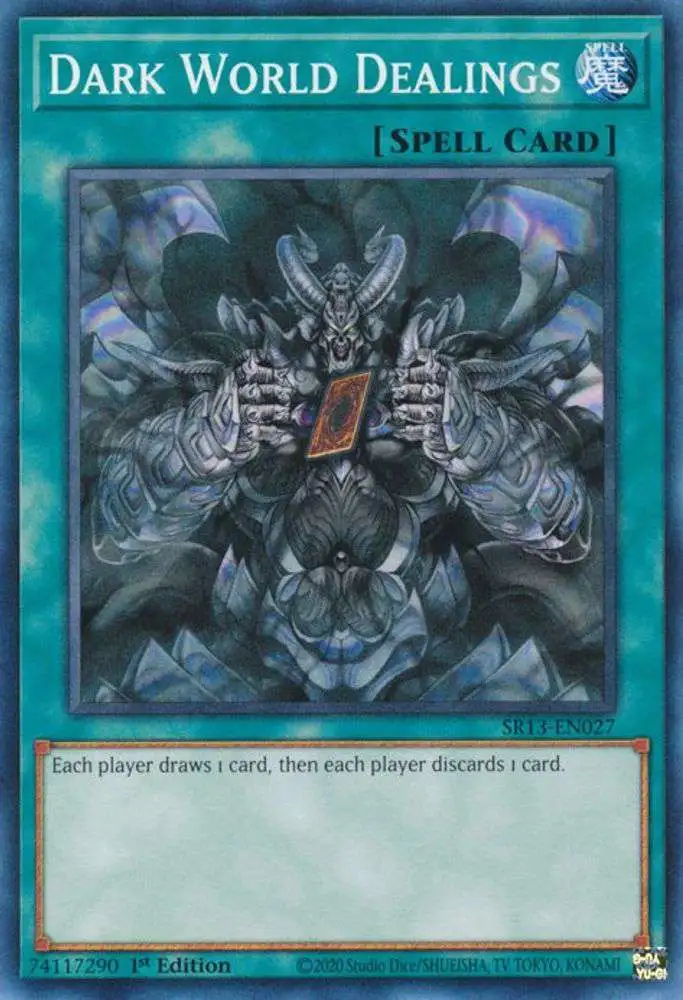 YuGiOh Structure Deck: Dark World Common Dark World Dealings SR13-EN027