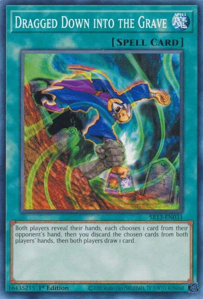 YuGiOh Structure Deck: Dark World Common Dragged Down into the Grave SR13-EN031