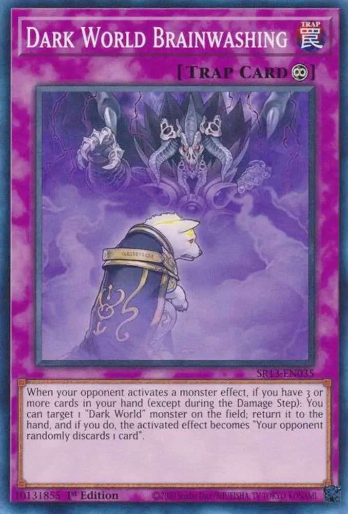 YuGiOh Structure Deck: Dark World Common Dark World Brainwashing SR13-EN035