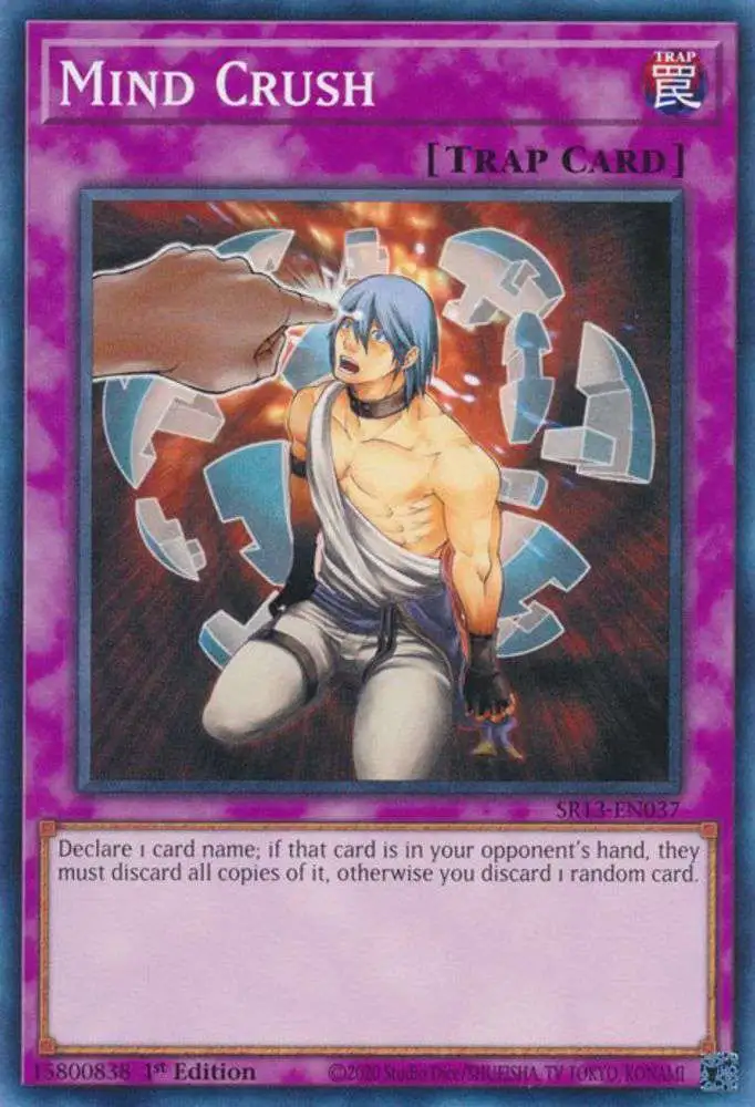 YuGiOh Structure Deck: Dark World Common Mind Crush SR13-EN037
