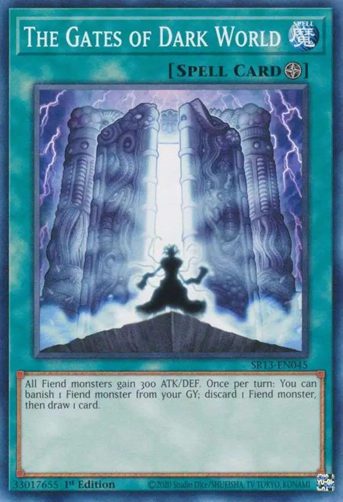 YuGiOh Structure Deck: Dark World Common The Gates of Dark World SR13-EN045