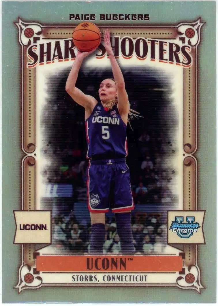 WNBA 2023-24 Bowman Chrome University Sharp Shooters Paige Bueckers SS-16
