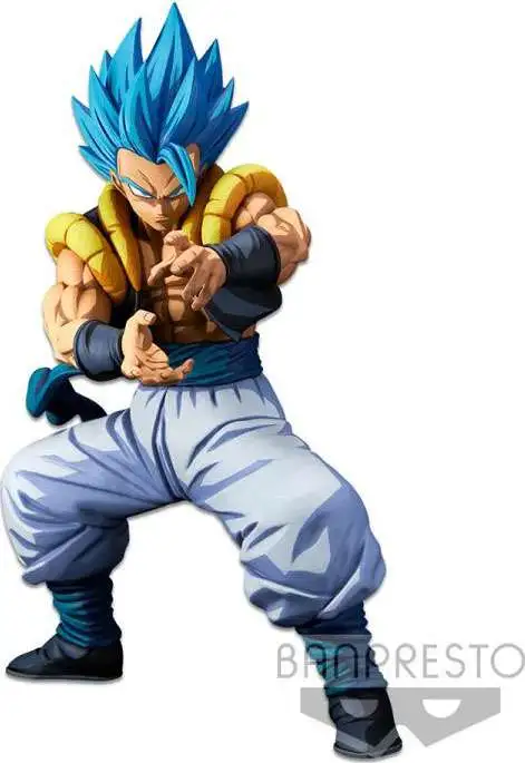 Dragon Ball GT World Figure Colosseum 3 Super Master Stars Piece Super Saiyan Blue Gogeta 9.4-Inch Collectible PVC Figure [Two Dimensions Version, Damaged Package]