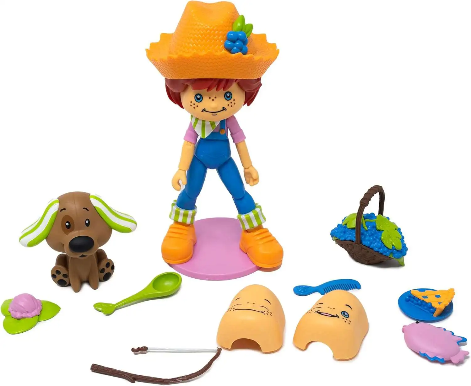 Strawberry Shortcake Huckleberry Pie Action Figure [with Pupcake]