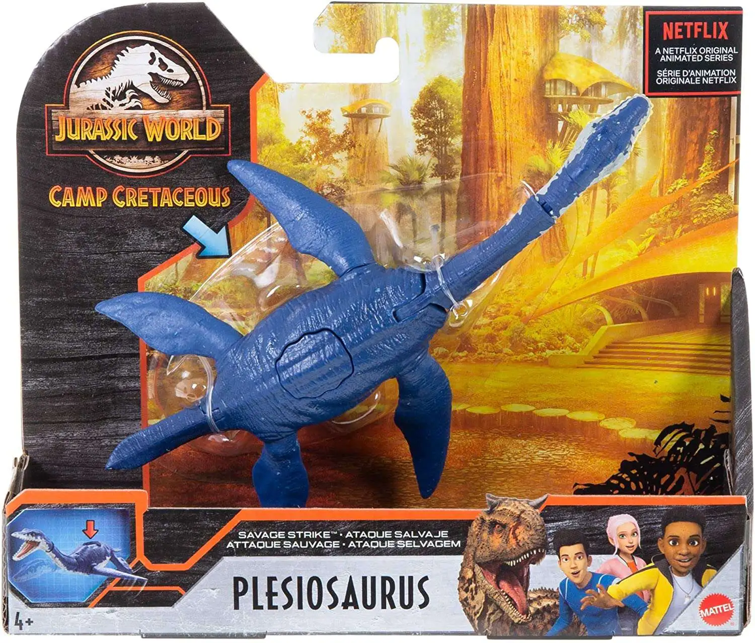 Mattel NEU & OVP Camp Cretaceous Jurassic World Plesiosaurus Figur 