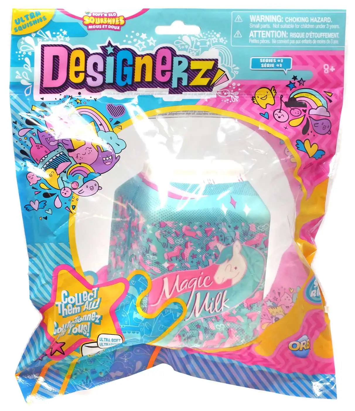 Soft'N Slow Squishies Designerz Series 1 Magic Milk Squeeze Toy