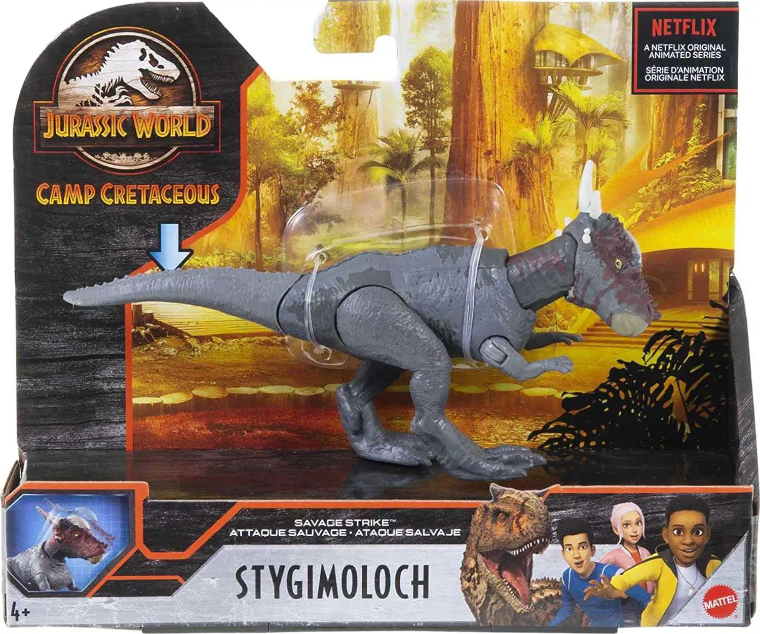 Mattel Jurassic World Camp Cretaceous Savage Strike Monolophosaurus 2020 NEW 