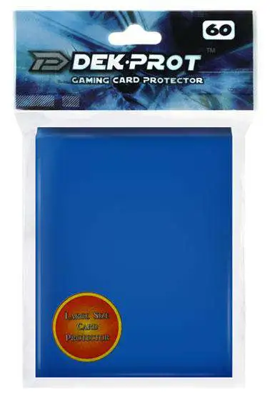 Card Supplies Gaming Card Protectors Ocean Blue Standard Card Sleeves [60 Count]