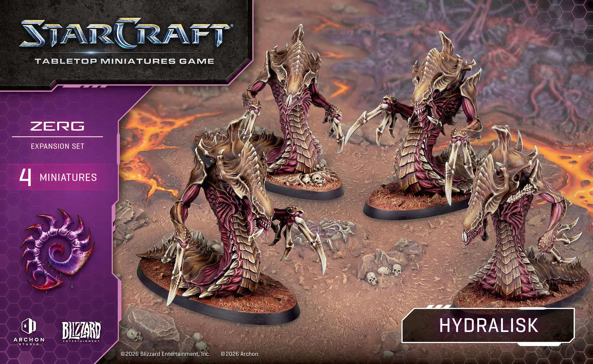 StarCraft Tabletop Miniatures Game Zerg - Hydralisk Miniature Set (Pre-Order ships June)