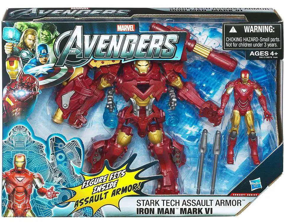Marvel Avengers Movie Series Stark Tech Assault Armor Iron Man Mark VI  Action Figure