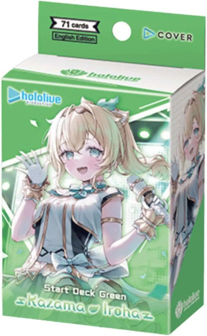いろはです。 Hololive Trading Card Game Kazama Iroha Start Deck Green hOCG