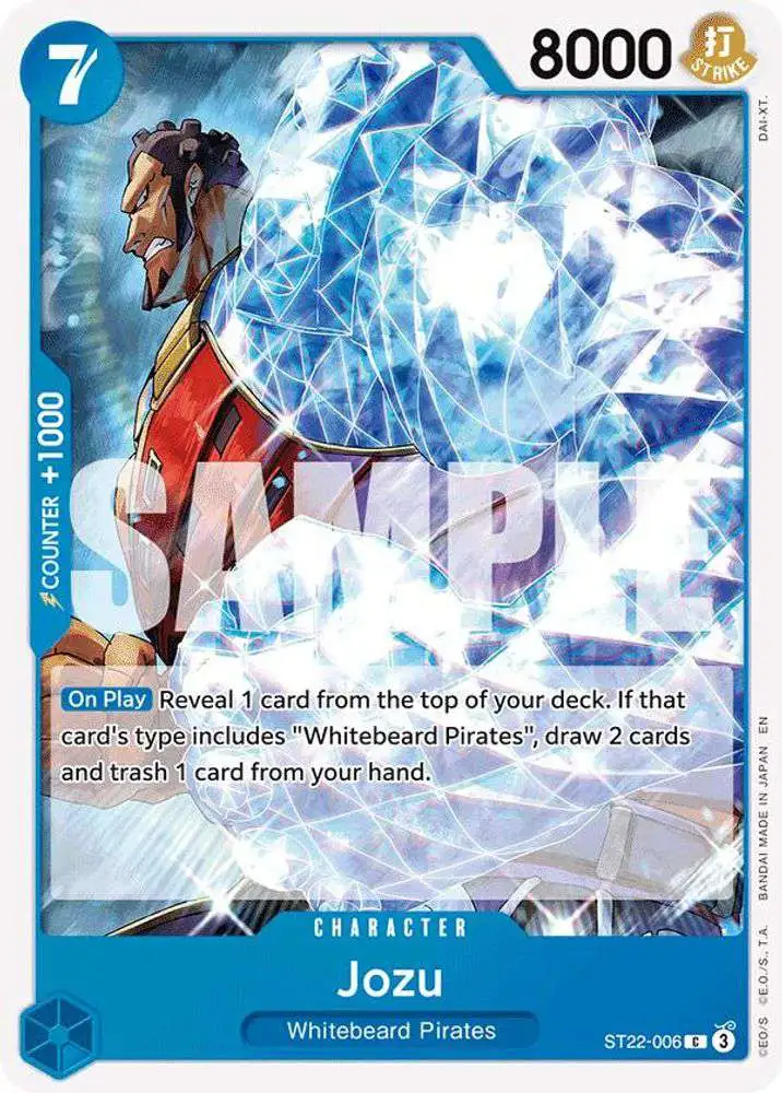 One Piece Trading Card Game Starter Deck 22 Ace Newgate Single Card Common Jozu ST22-006 - ToyWiz One Piece Trading Card Game Starter Deck 22 Ace Newgate Single Card Common Jozu ST22-006 - ToyWiz