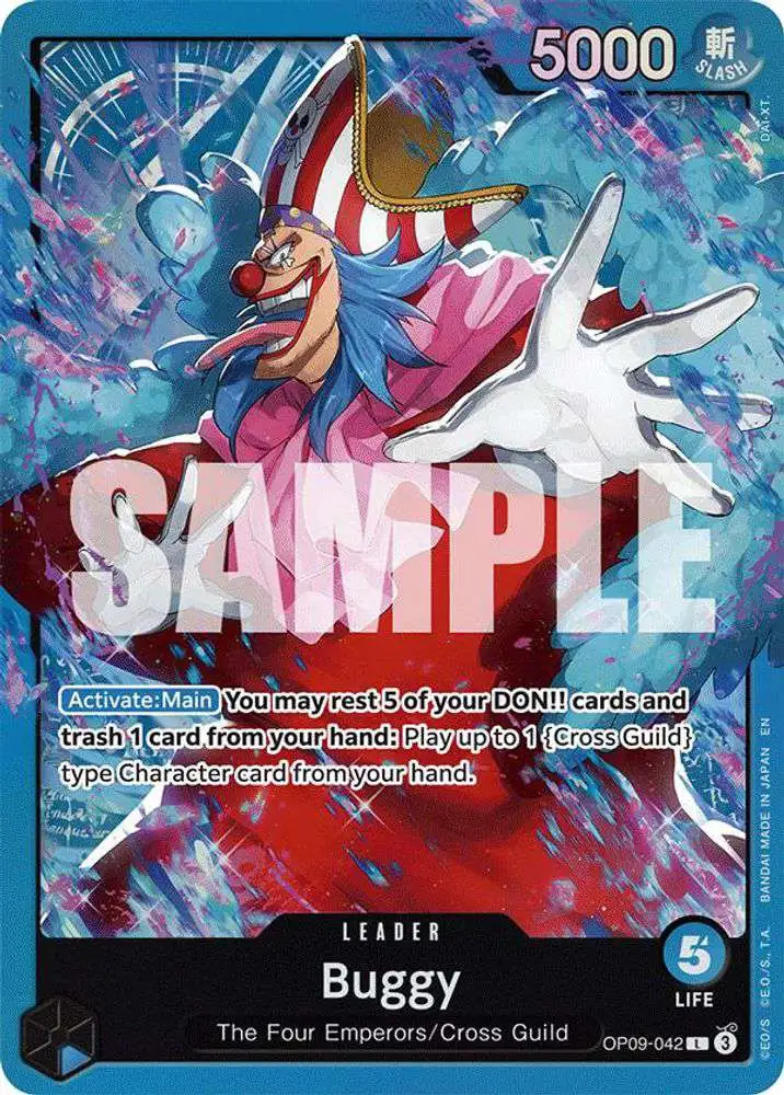 One Piece Trading Card Game Starter Deck 25: BLUE Buggy Leader Buggy OP09-042