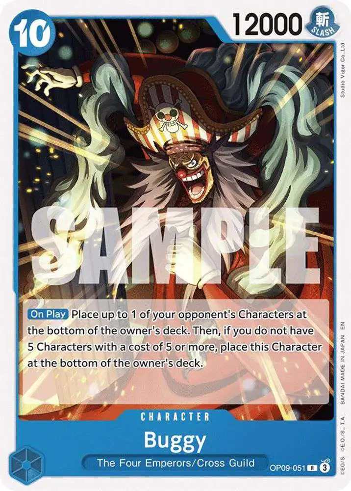 One Piece Trading Card Game Starter Deck 25 BLUE Buggy Single Card