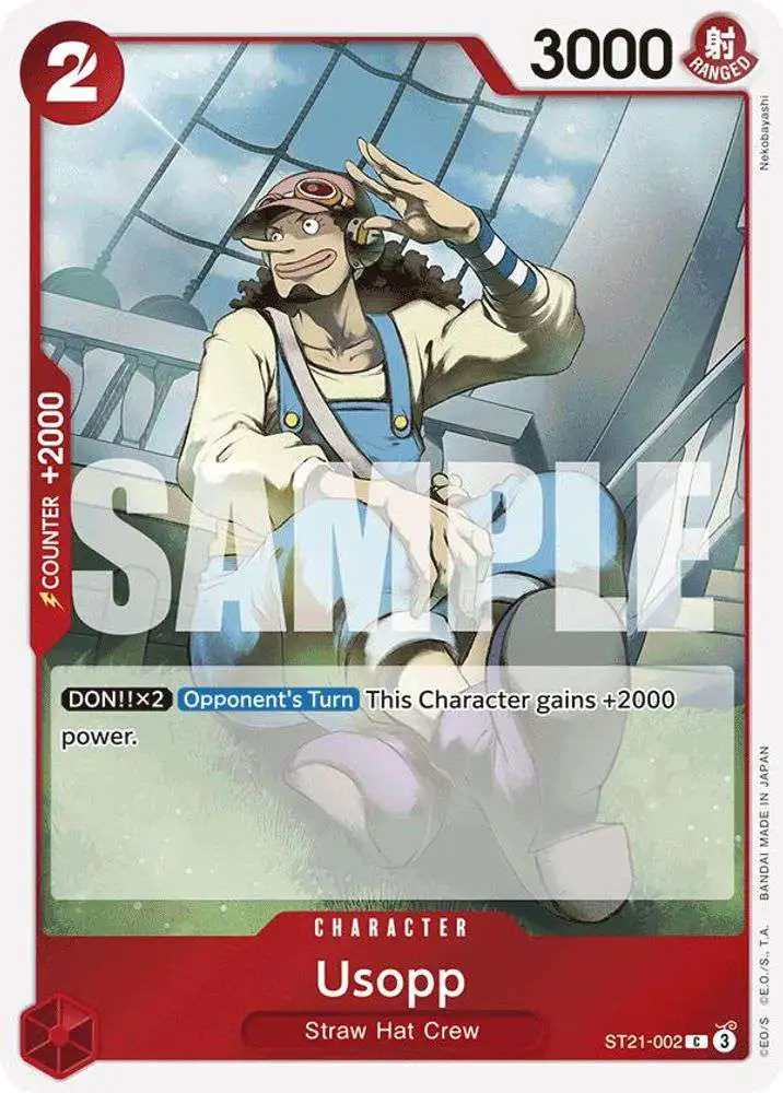 One Piece Trading Card Game Starter Deck EX: Gear 5 Common Usopp ST21-002
