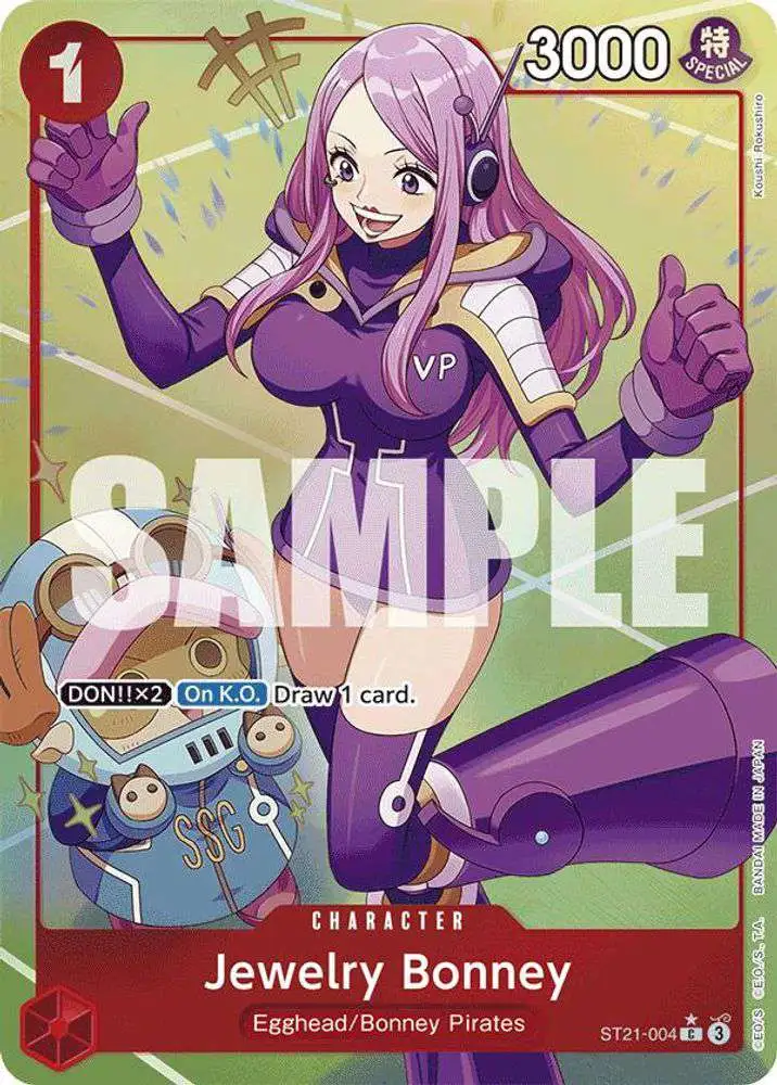 One Piece Trading Card Game Starter Deck EX: Gear 5 Common Jewelry Bonney ST21-004 [Parallel]