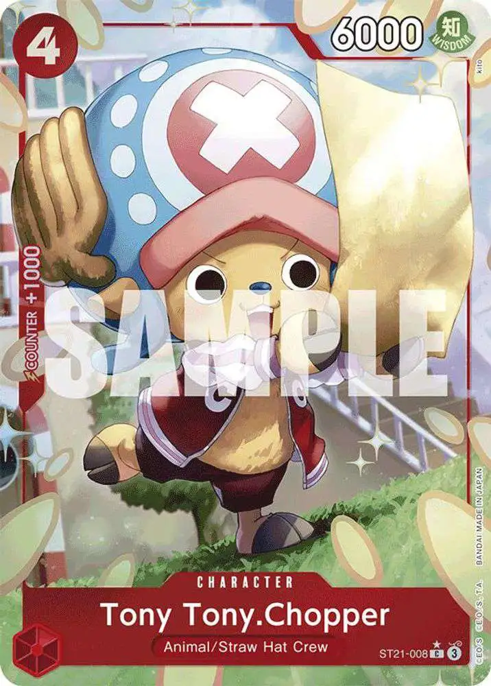 One Piece Trading Card Game Starter Deck EX: Gear 5 Common Tony Tony.Chopper ST21-008 [Parallel]