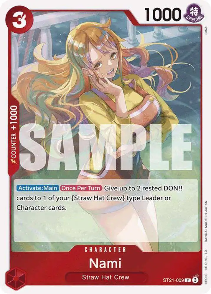 One Piece Trading Card Game Starter Deck EX: Gear 5 Common Nami ST21-009