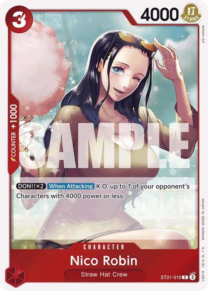 One Piece Trading Card Game Starter Deck EX: Gear 5 Common Nico Robin ST21-010