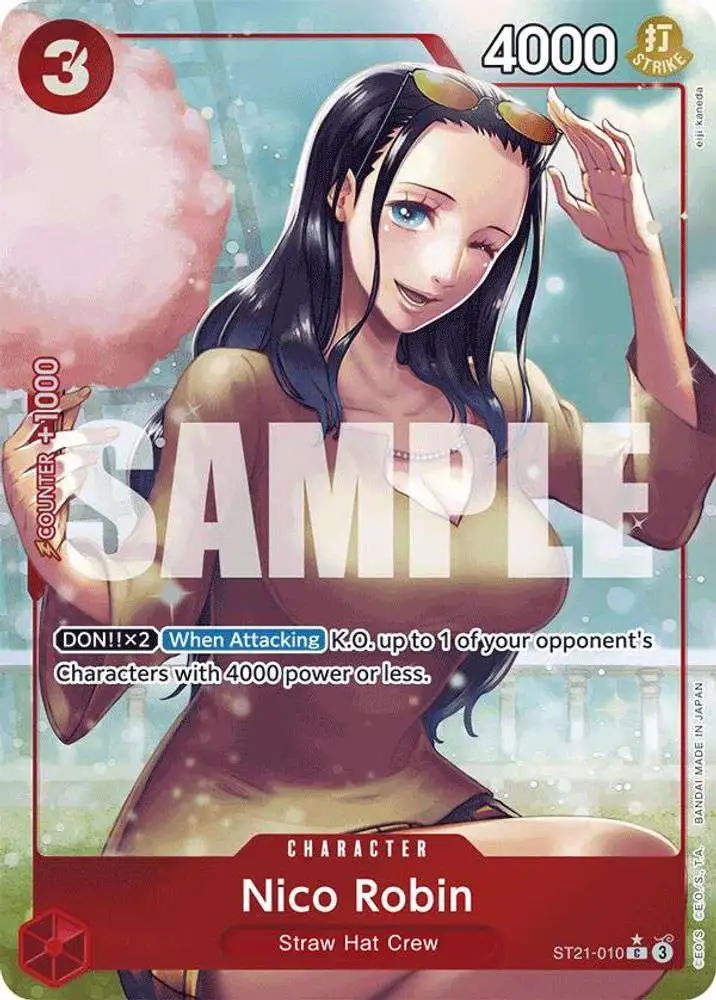 One Piece Trading Card Game Starter Deck EX: Gear 5 Common Nico Robin ST21-010 [Parallel]