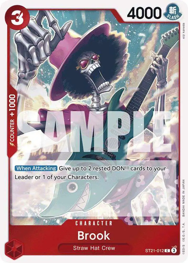 One Piece Trading Card Game Starter Deck EX: Gear 5 Common Brook ST21-012