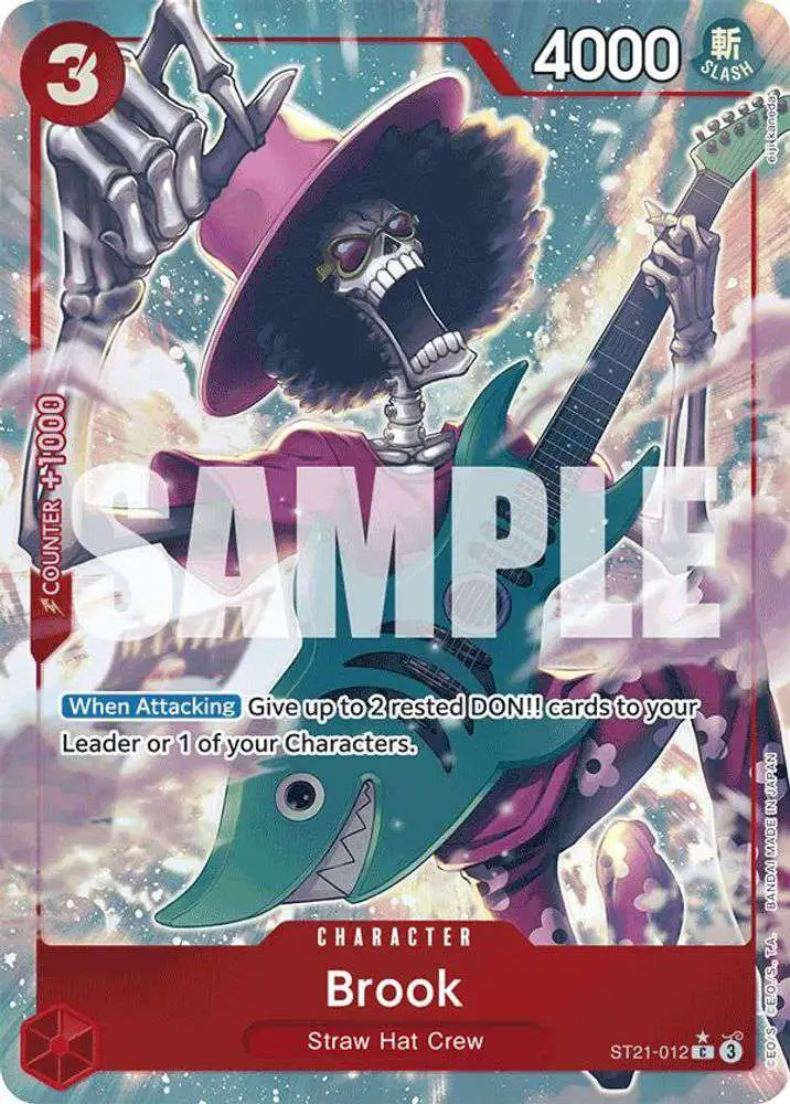 One Piece Trading Card Game Starter Deck EX: Gear 5 Common Brook ST21-012 [Parallel]
