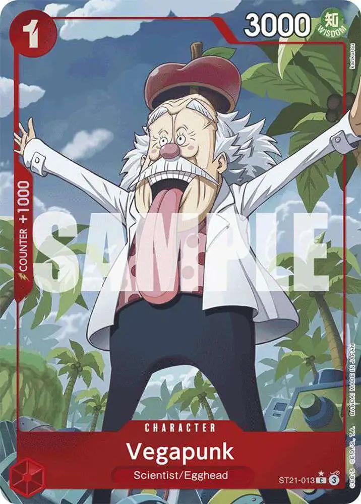 One Piece Trading Card Game Starter Deck EX: Gear 5 Common Vegapunk ST21-013 [Parallel]