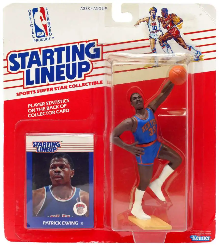 NBA Starting Lineup Super Star Collectible Patrick Ewing Action Figure