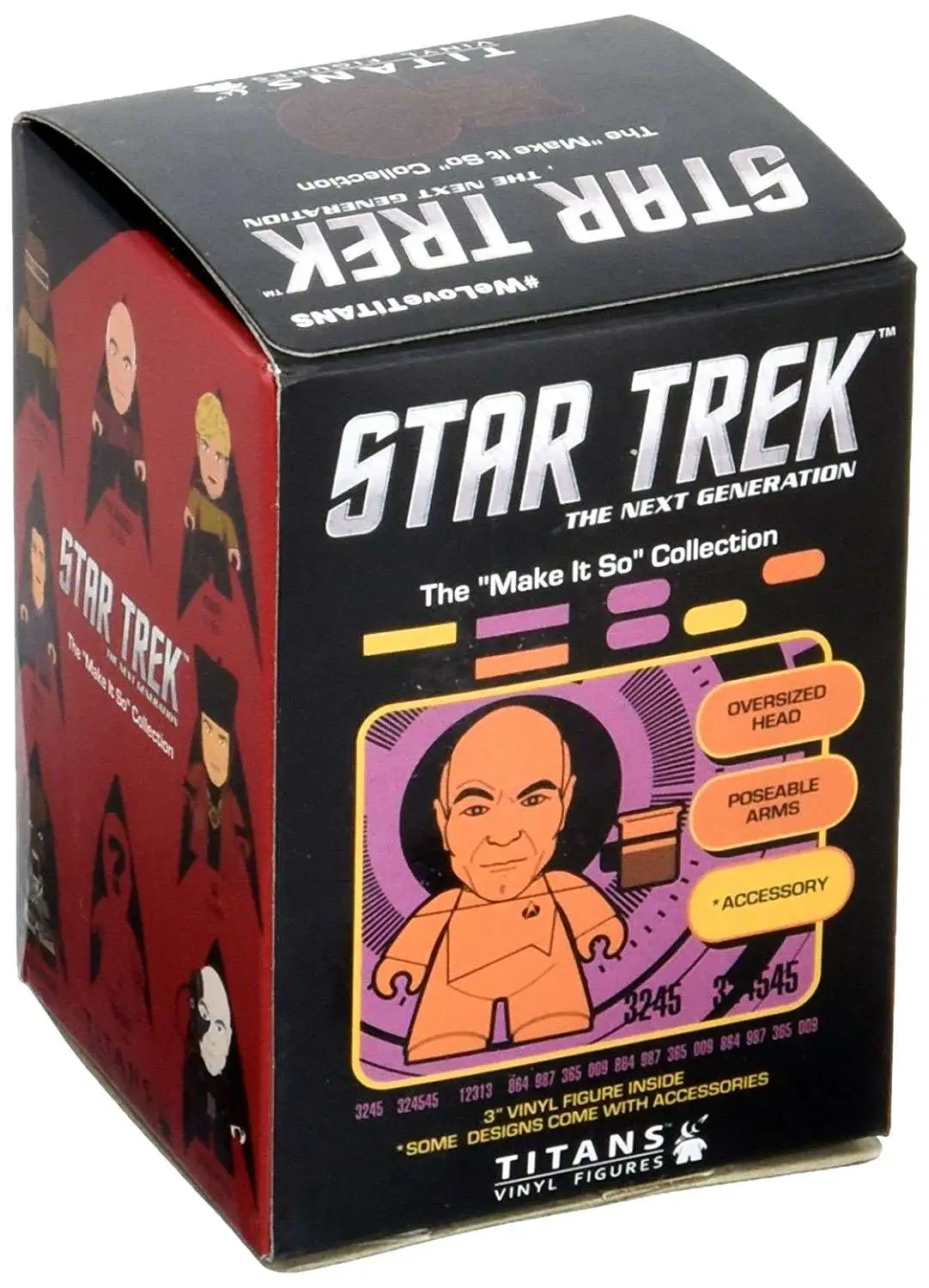 Star Trek Make It So Collection Mini Figure Mystery Pack Titan - ToyWiz