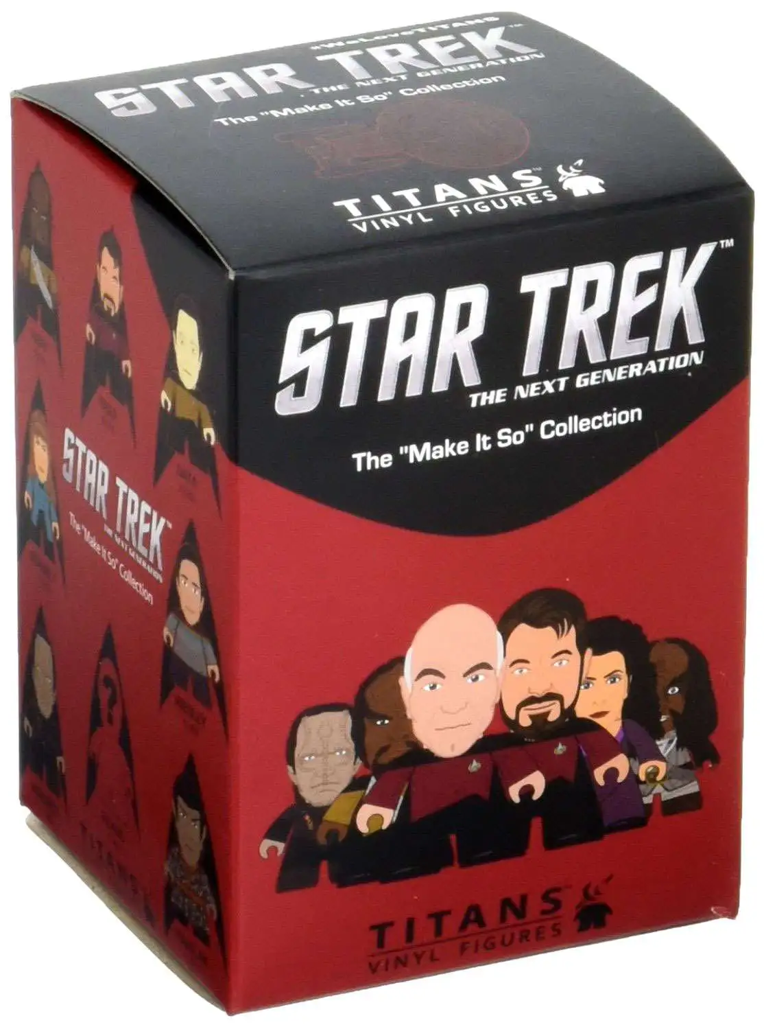 The Next Generation "Make It So" Collection 3" Titans vinyl figures Star Trek 