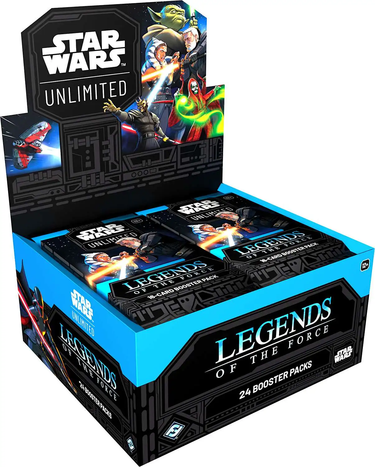 Star Wars: Unlimited Trading Card Game Legends of the Force Booster Box [24 Packs]