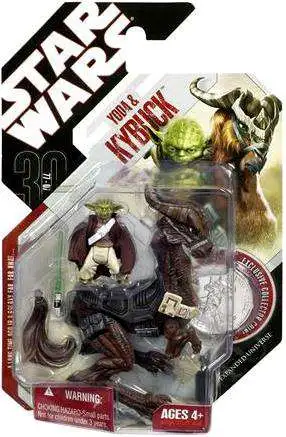 Star Wars Expanded Universe 2007 30th Anniversary Wave 5 Yoda & Kybuck Action Figure 2-Pack #32