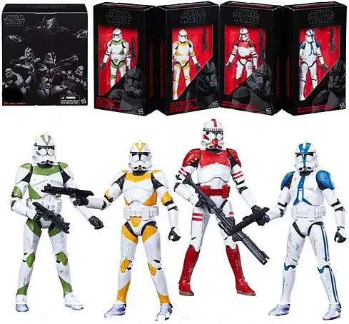 スターウォーズ　ブラックシリーズ　クローントルーパー　オーダー66　4パック Star Wars Black Series Clone Troopers of Order 66 Exclusive