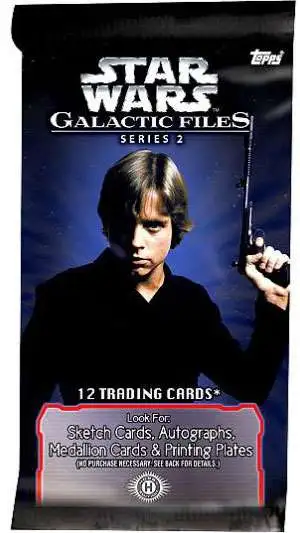 2017 Topps Star Wars Galactic Files EXCLUSIVE Sealed Blaster Box-5 MEDALLION 5 