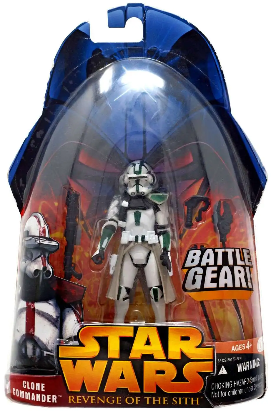 3.75" SW Republic Commander Green Clone Trooper Action Figure 