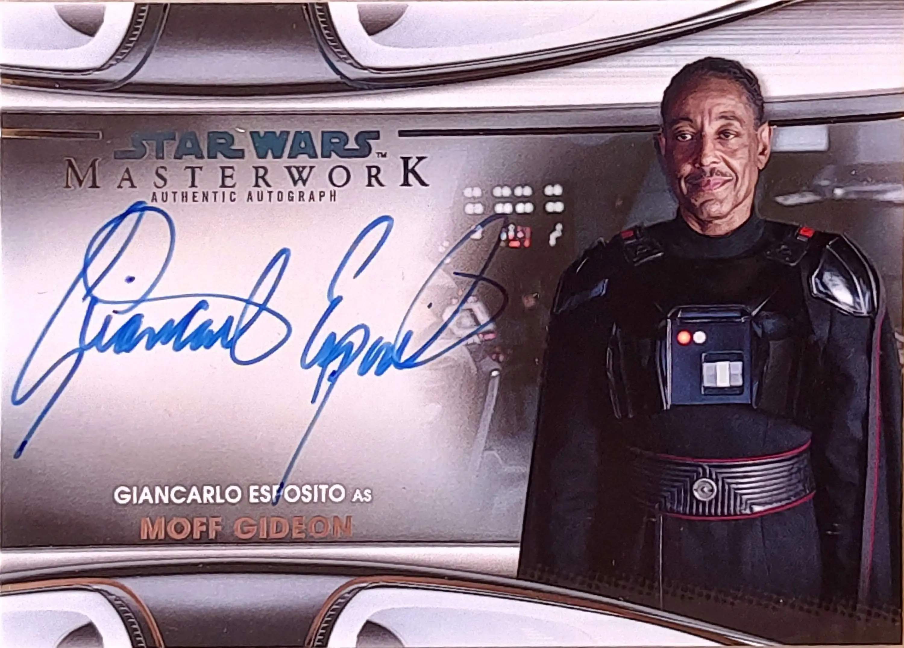 topps star wars MOFF GIDEON autograph