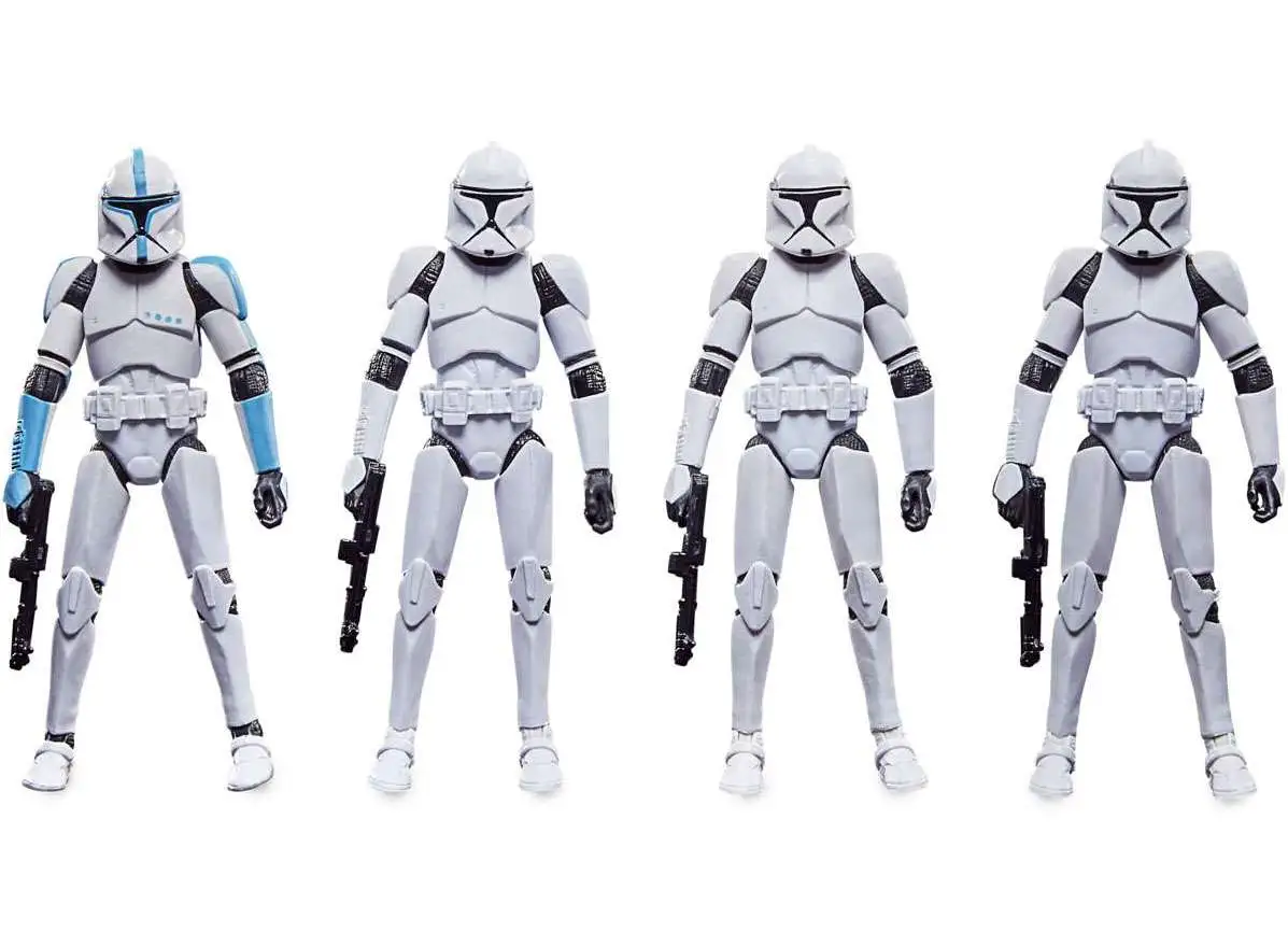 Star Wars Vintage Collection Phase I Clone Troopers Exclusive Action Figure 4-Pack