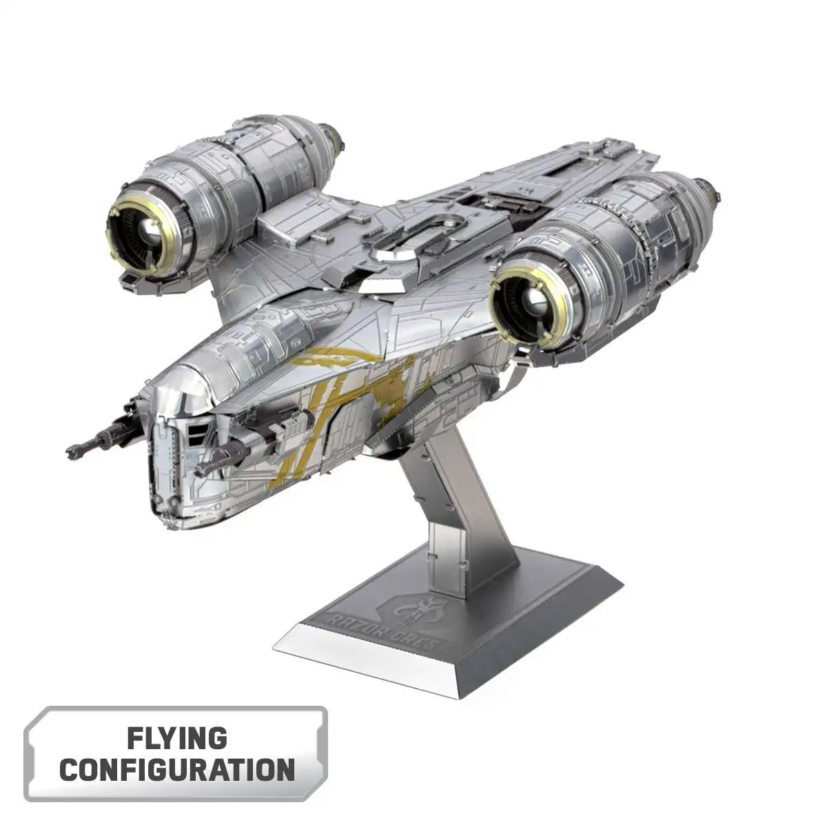 Metal Earth Star Wars Razor Crest 4-Inch 3D Metal Model Kit