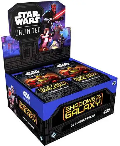 Star Wars: Unlimited Trading Card Game Shadows of the Galaxy Booster Box [24 Packs]