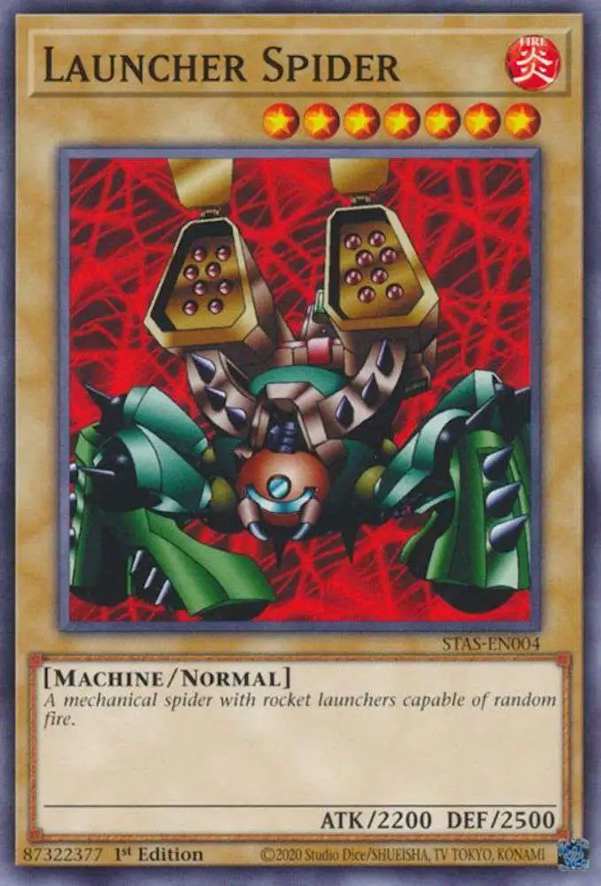 YuGiOh Trading Card Game 2-Player Starter Set Common Launcher Spider STAS-EN004