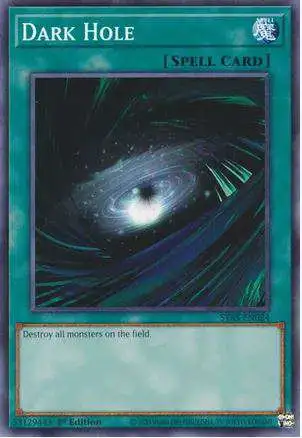 YuGiOh Trading Card Game 2-Player Starter Set Common Dark Hole STAS-EN024
