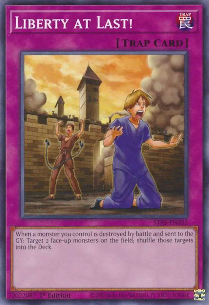 YuGiOh Trading Card Game 2-Player Starter Set Single Card Common Liberty at  Last STAS-EN035 - ToyWiz