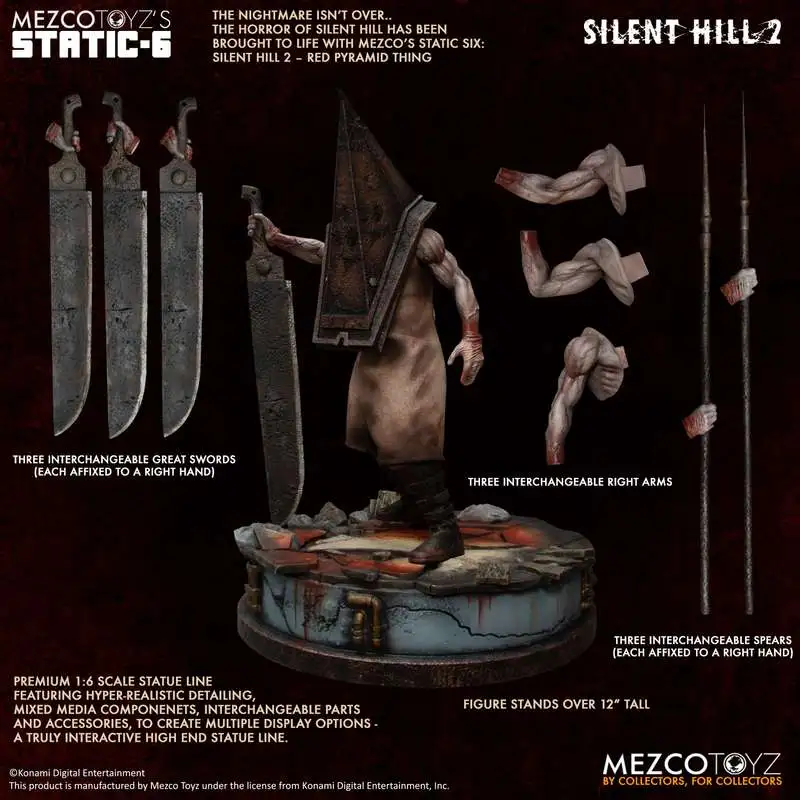  Mezco Toyz Silent Hill 2 5 Points Deluxe Figure Boxed Set :  Toys & Games