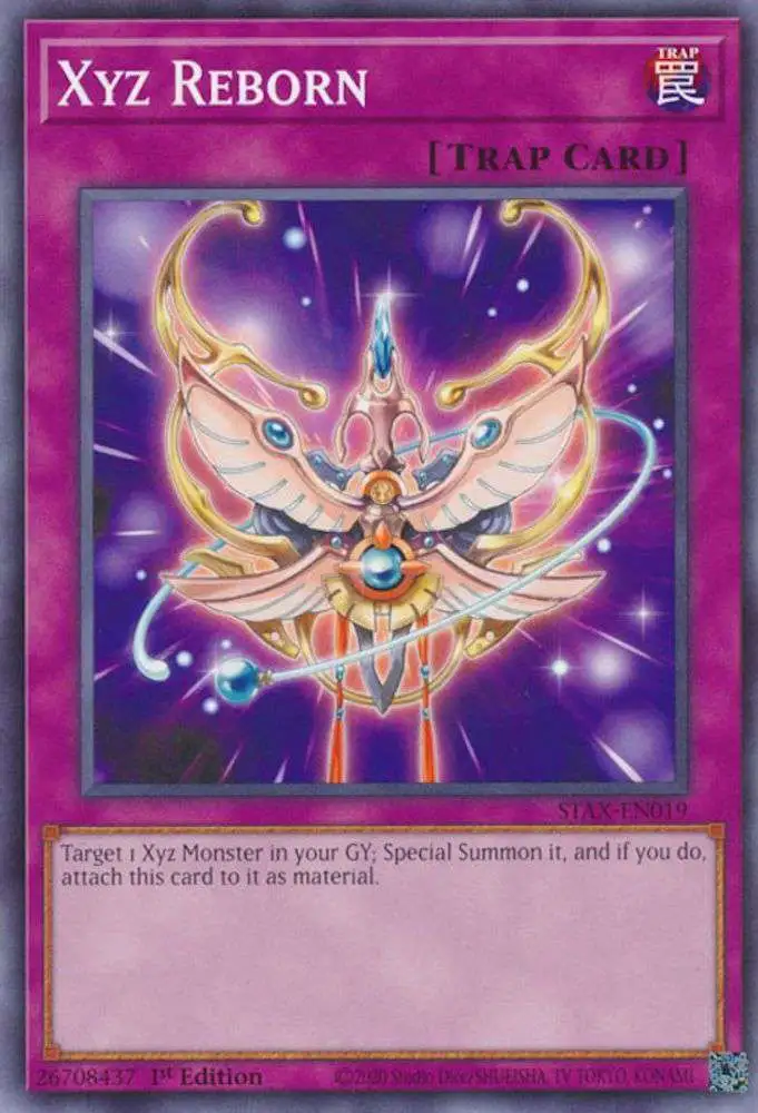 YuGiOh Trading Card Game 2-Player Starter Set Common Xyz Reborn STAX-EN019