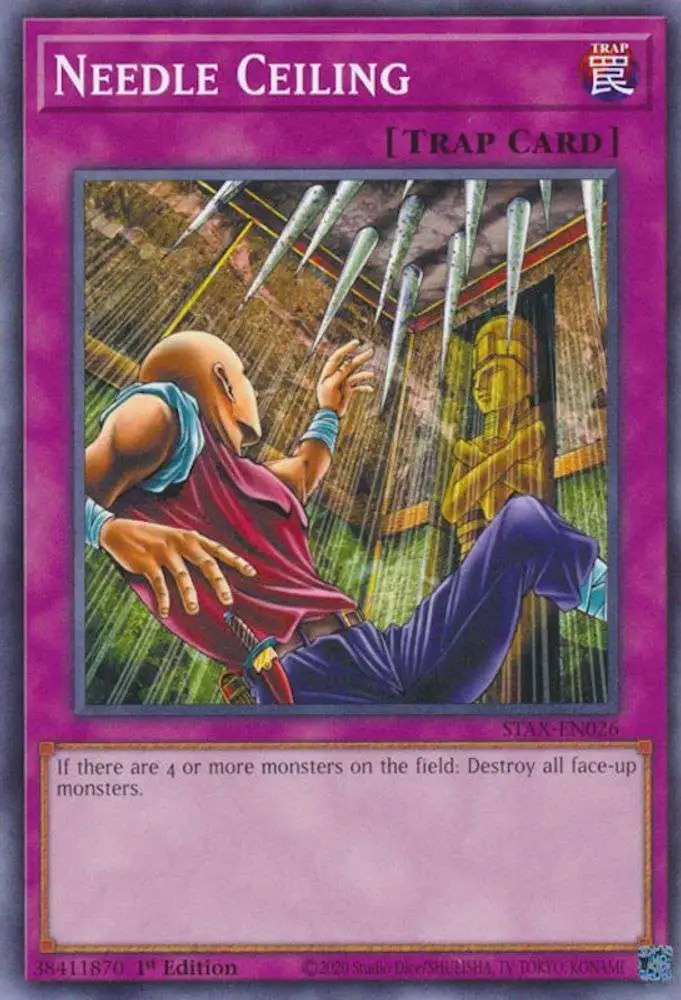YuGiOh Trading Card Game 2-Player Starter Set Common Needle Ceiling STAX-EN026