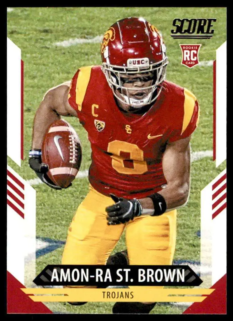 2021 Panini Chronicles Draft Picks #24 Amon-Ra St. Brown Detroit